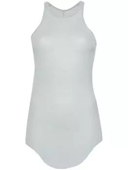 Rick Owens топ в рубчик, синий