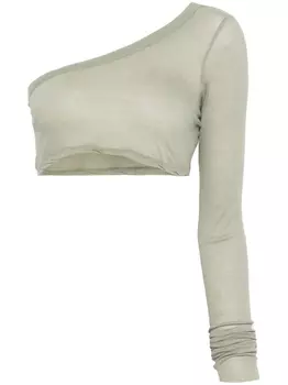Rick Owens топ Ziggy, зеленый