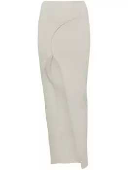 Rick Owens юбка-карандаш макси Theresa, нейтральный цвет