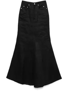 Rick Owens юбка макси, черный