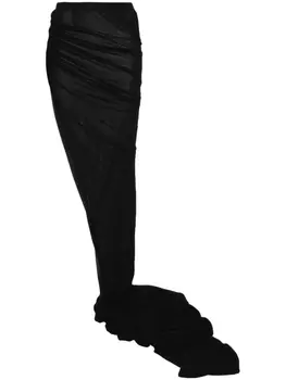Rick Owens юбка макси Edfu, черный