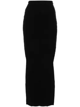 Rick Owens юбка макси Pillar, черный
