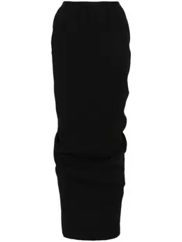 Rick Owens юбка макси Pillar, черный