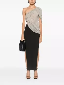 Rick Owens юбка макси Sacriskirt, зеленый