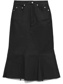 Rick Owens юбка миди, черный
