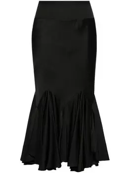 Rick Owens юбка миди Knee Divine Bias, черный
