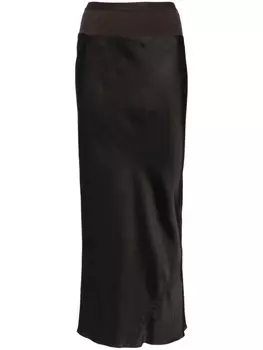 Rick Owens юбка миди, серый