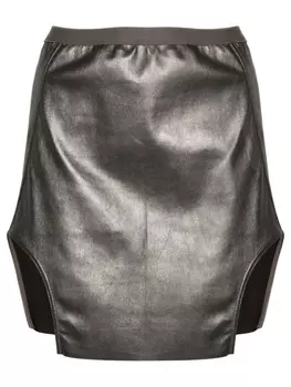 Rick Owens юбка мини Diana, металлик