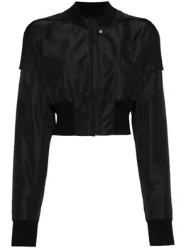 Rick Owens укороченный бомбер Collage, черный