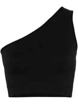 Rick Owens укороченный топ Athena на одно плечо, черный