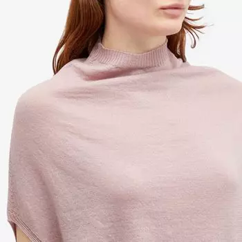 Rick Owens Укороченный вязаный топ Crater, розовый