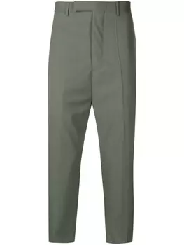 Rick Owens узкие брюки, зеленый