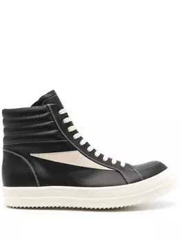 Rick Owens винтажные высокие кеды, черный