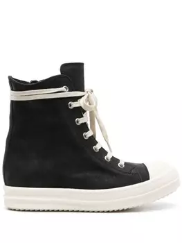 Rick Owens высокие кеды, черный