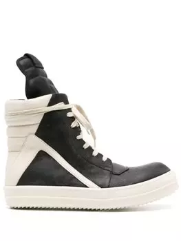 Rick Owens высокие кеды Geobasket, черный