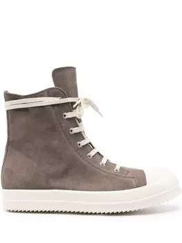 Rick Owens высокие кеды, серый