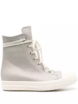 Rick Owens высокие кеды, серый