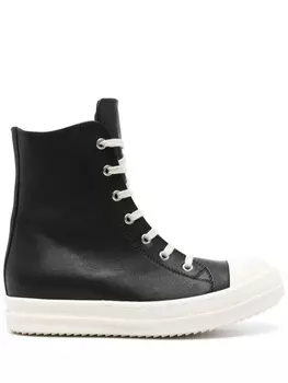 Rick Owens высокие кроссовки Lido, черный