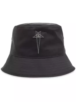 Rick Owens X Champion панама с нашивкой-логотипом, черный