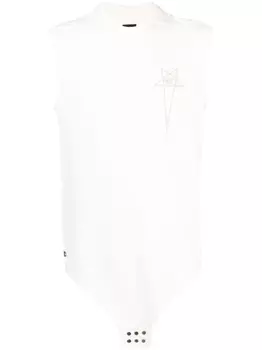 Rick Owens X Champion топ с вышитым логотипом из коллаборации с Champion, нейтральный цвет