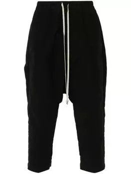 Rick Owens зауженные брюки из твила, черный