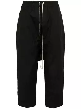 Rick Owens зауженные брюки с заниженным шаговым швом, черный