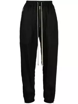 Rick Owens зауженные спортивные брюки с кулиской, черный