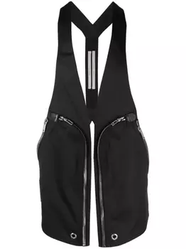 Rick Owens жилет Bauhaus без застежки, черный