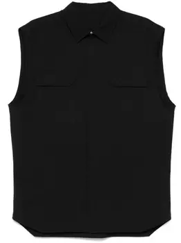 Rick Owens жилет Jumbo SL, черный