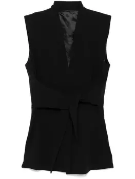 Rick Owens жилет Strutter, черный