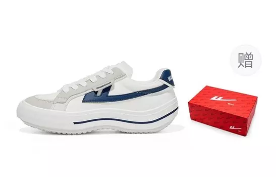 Ride The Wind And Waves Series Canvas Shoes Unisex Low-Top Blue Warrior