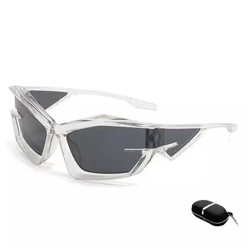 Rider Велосипедные очки/очки для езды на граммах, Черная рамка, серая линза