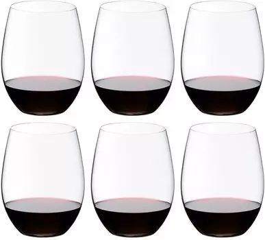 Riedel Бокалы для красного вина O Wine - Каберне/Мерло - 6 шт, прозрачный