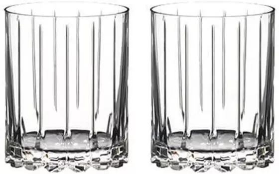 Riedel КОМПЛЕКТ СТЕКЛА RIEDEL BAR DSG RETAIL DOUBLE ROCKS 5417/07, прозрачный