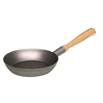 Riess Classic железная деревянная сковорода 20см с деревянной ручкой, серый