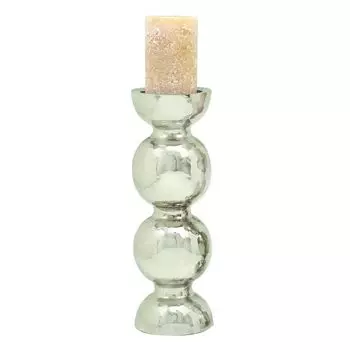 Рифленый металлический подсвечник