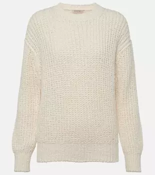 Рифленый вязаный свитер из шелка Loro Piana, Spelt