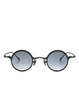 Rigards солнцезащитные очки в круглой матовой оправе, черный