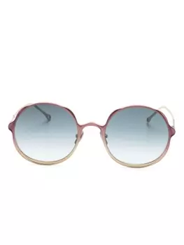 Rigards солнцезащитные очки в круглой оправе, золотистый