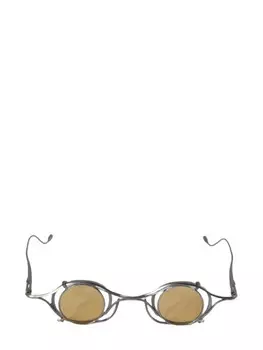 Rigards x Солнцезащитные очки Viridi-anne в круглой оправе, серебристый