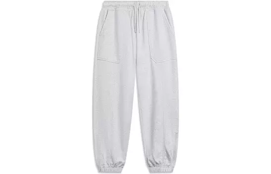 Rijin Doujin Collection Knit Sweatpants Men Grey Lining, серый