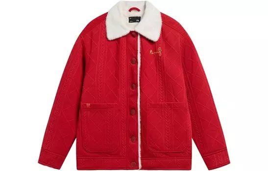 Rijin Doujin Коллекция Куртка Женская Красная Lining