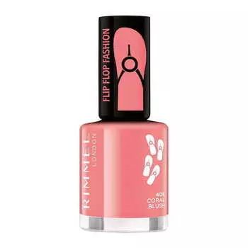 Rimmel Быстросохнущий лак для ногтей 60 Seconds Flip Flop 406 Coral Blush 8 мл