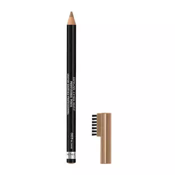 Rimmel Карандаш для бровей Brow This Way Professional с кисточкой 003 Блондинка
