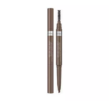 Rimmel Карандаш для бровей Brow This Way Brow 002 Средне-коричневый 0,25г