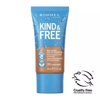 Rimmel Kind &amp; Free веганский увлажняющий тональный крем 201 Classic Beige 30мл