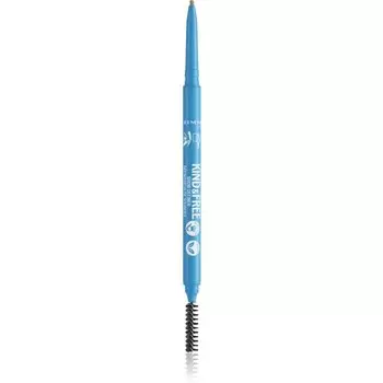 Rimmel, Kind & Free, Карандаш для бровей с кисточкой, оттенок 003 Теплый коричневый, 0,09 г