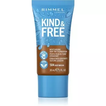 Rimmel Kind & Free легкая увлажняющая тональная основа оттенка 504 Deep Mocha 30 мл