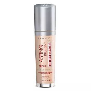 Rimmel London Lasting Finish Breathable Foundation SPF 20 010 Светлый фарфор