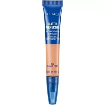 Rimmel London Match Perfection Растушевываемый жидкий консилер Light Coverage 030 Classic Ivory 7 мл